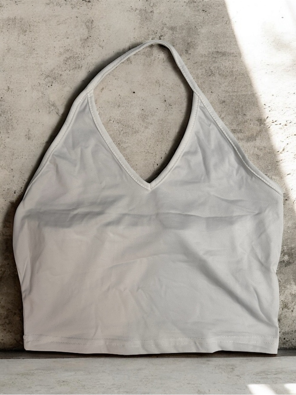 Women’s Halter Crop Top - White NWOT